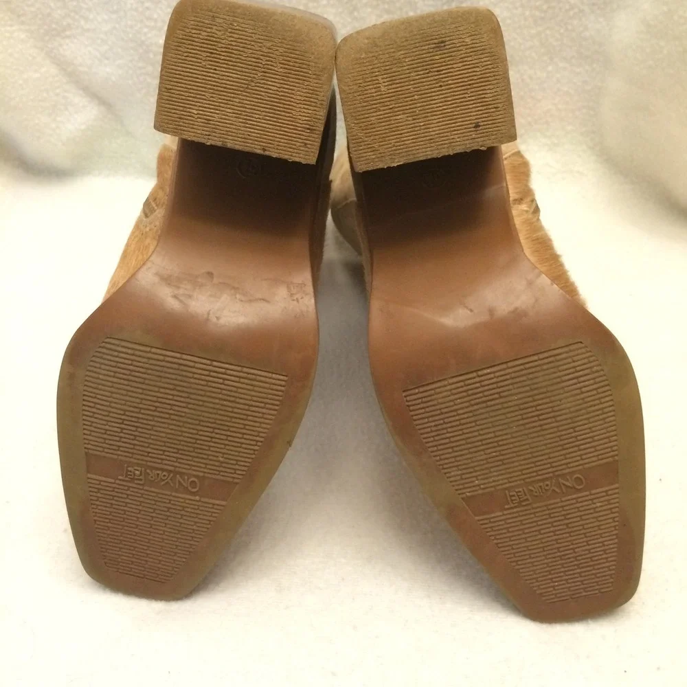 Suede Calf Hair Boots Shoes Women's Size 5.5 On‎ Your Feet 